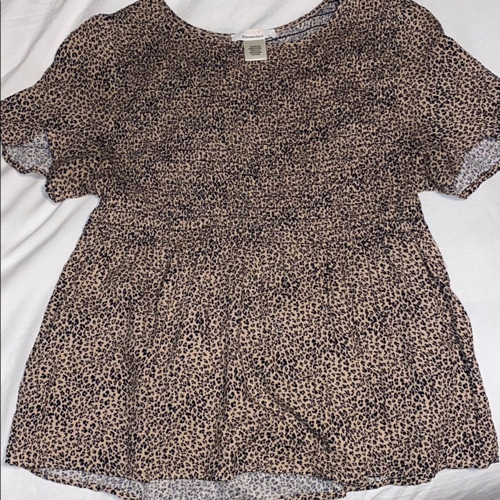 Leopard blouse